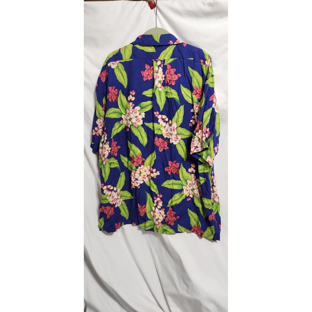 Polo Ralph Lauren‎ Caldwell Rayon Hawaiian Shirt Multicolored Floral Mens XL